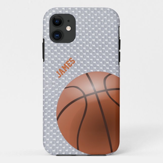 11 Capa personalizada de basquete para iPhone 5 (Verso)