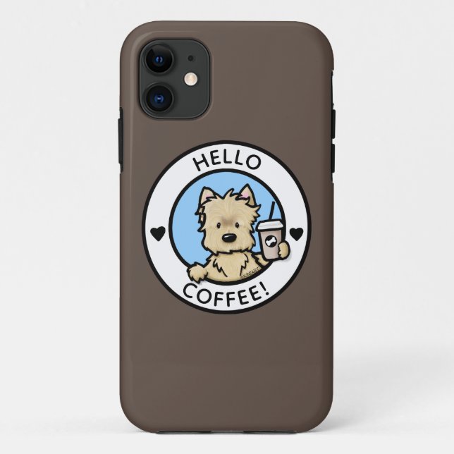11 KiniArt Coffee Cairn Case-Mate capa para iPhone (Verso)