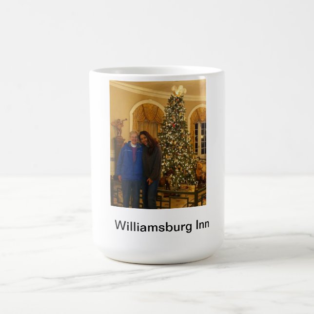 11 onças, caneca de café branco (Centro)