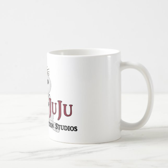11 onças. Preto mau de JuJu. Caneca da campainha (Direita)