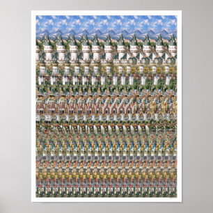 11"x14" "Castelo Neuschwantstein" 3D Poster