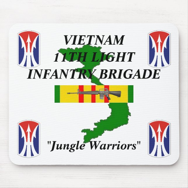 11o Inf claros Vietnam Mousepad 1/w (Frente)