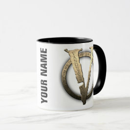 11oz caneca de café do COSTUME "V"