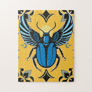 11x14 Art Deco Scarab Quebra-cabeça para Pessoas C