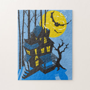 11x14 Quebra-cabeça de casa assombrada para Pessoa