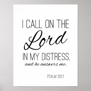 120:1 moderno do salmo do impressão do verso da