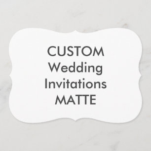 120lb MATTE 7" x 5" convites do casamento do
