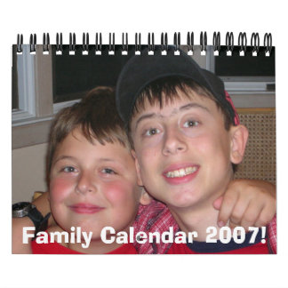 12406cd 001, calendário 2007 da família!