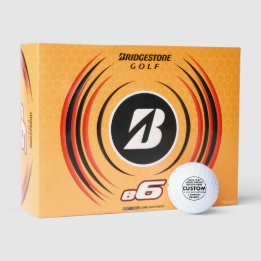 12 Bolas de Golfe Personalizadas Bridgestone e6