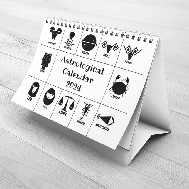 12 Calendário de Sinais de Astrologia Indiana (Criador carregado)