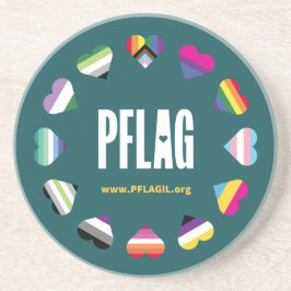 12 Círculo cardíaco Porta copos de arenito PFLAG