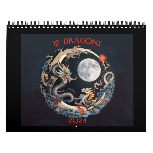 12 DRAGÕES Calendário (Capa)