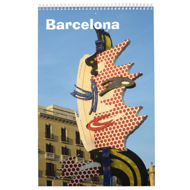 12 meses Barcelona, Calendário de Muro de Espanha (Capa)