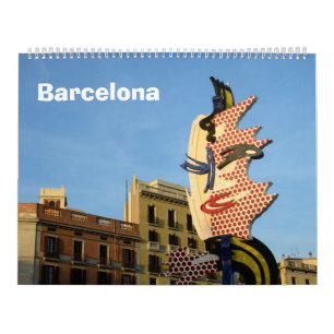 12 meses Barcelona, Calendário de Muro de Espanha