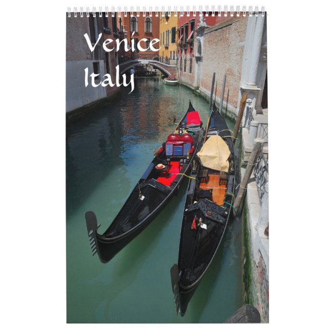 12 meses Calendário de Fotografia de Veneza (Capa)