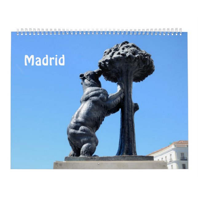 12 meses Calendário de fotos em Madrid (Capa)