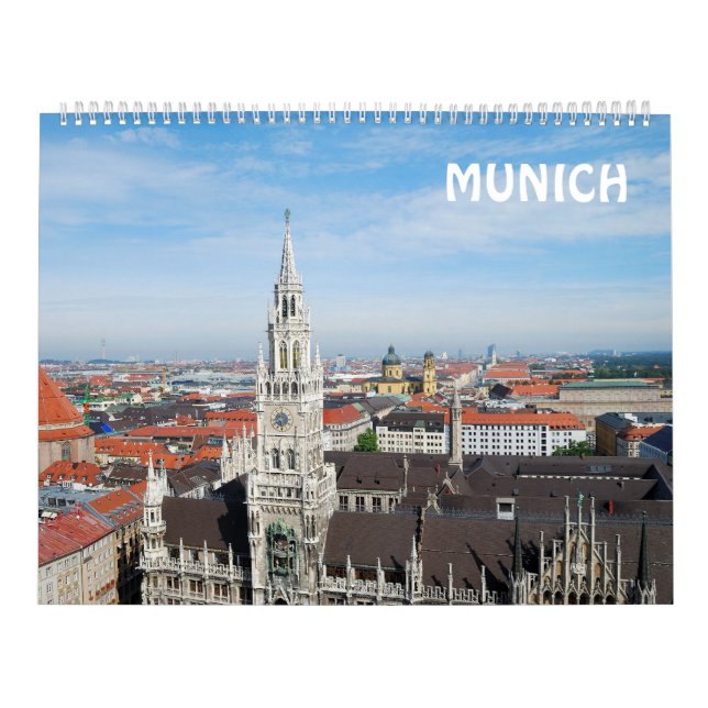 12 meses Calendário de Muro de Munique (Capa)