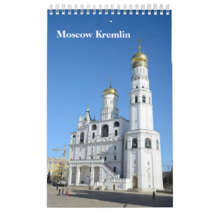 12 meses Calendário do Kremlin em Moscou