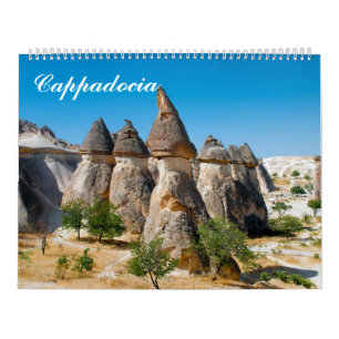 12 meses Cappadocia Turquia Foto Calendário