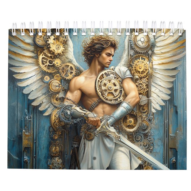 12 Meses de Calendário de Anjos Guardiões (Verso)