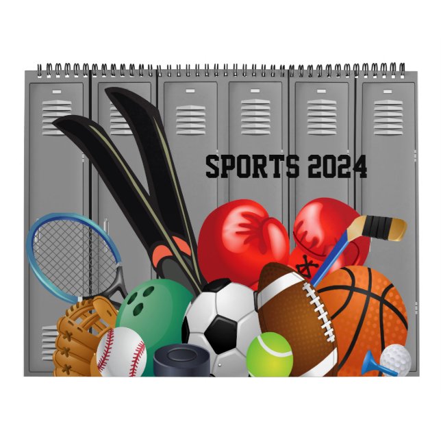 12 meses de calendário do Esporte 2024 (Capa)