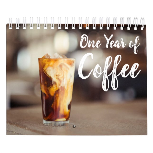 12 Meses de Calendário Previsto para Café e Café (Capa)