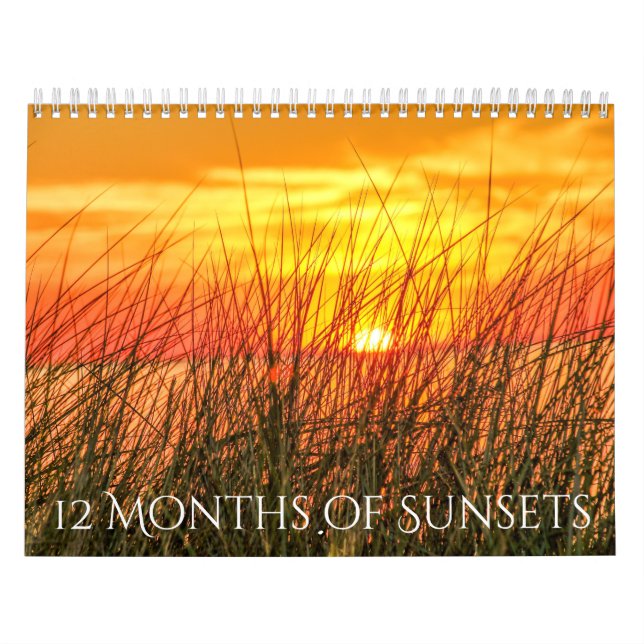 12 meses do calendário do pôr do sol (Capa)