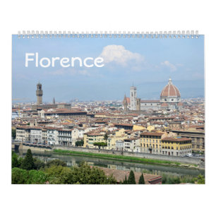 12 meses Florença, Itália Calendário Fotográfi
