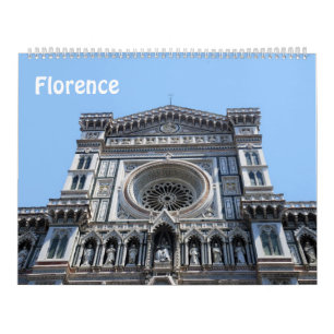 12 meses Florença, Itália Calendário fotográfi