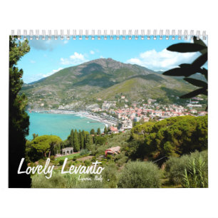 12 meses Lovely Levanto, calendário italiano