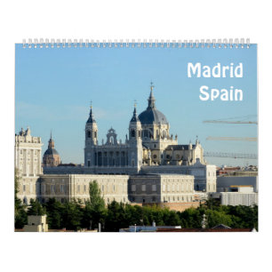 12 meses Madrid, calendário de fotografias de Esp