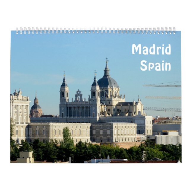 12 meses Madrid, calendário de fotografias de Espa (Capa)