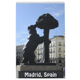 12 meses Madrid, calendário de fotografias de Espa