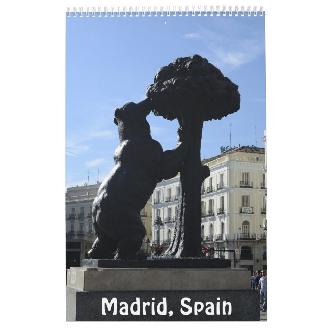 12 meses Madrid, calendário de fotografias de Espa (Capa)