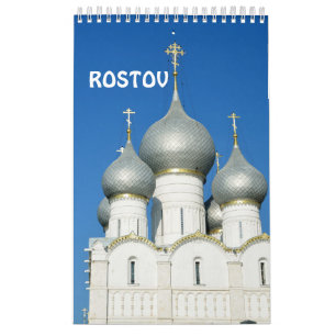 12 meses Rostov, Rússia Calendário Fotográfico