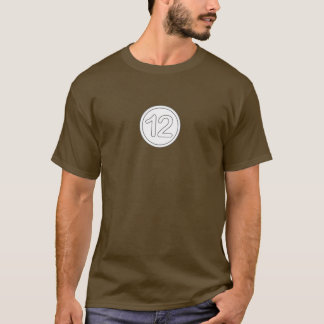 12! O t-shirt do ícone 12seconds