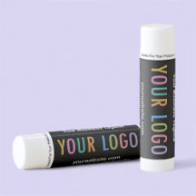 12 pk Vanilla Lip Balm Logotipo personalizado Cera
