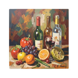 12" x 12" Frutas para Vinho