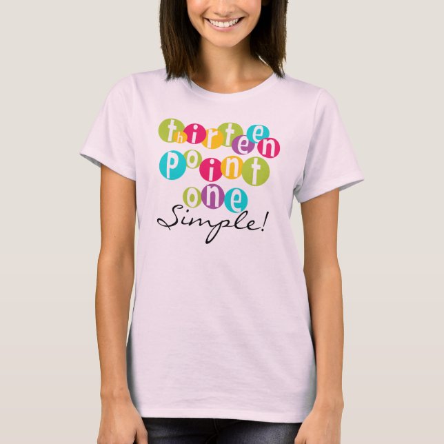 13.1 T-shirts simples (Frente)