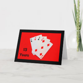 13 Anos É Grande Coisa! Cartão de aniversário