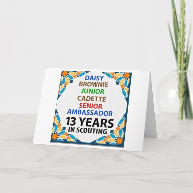 13 anos no Cartão de Descobrimento (Frente)