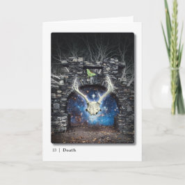 13 Cartão de Saudação do Tarto da Morte