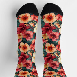 #13 Meias de Tripulação Floral