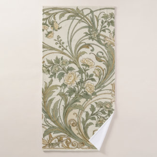 13 nova toalha de banho floral art nouveau