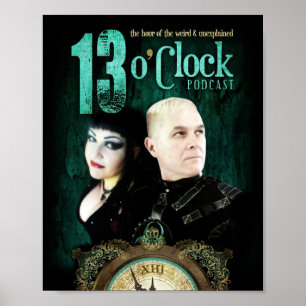 13 O'Clock 8x10 Pequeno Poster