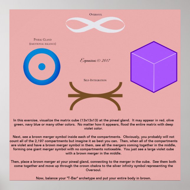 13 Poster do Exercício de Mesclagem em Cubo (Frente)