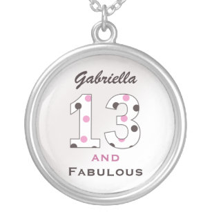 13a colar personalizada do aniversário