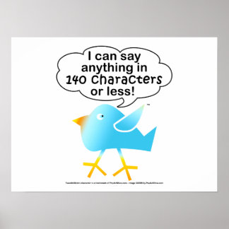 140 caracteres Posters e Wall Art