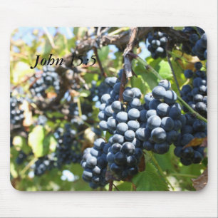 15:5 Mousepad de John do vinhedo das uvas