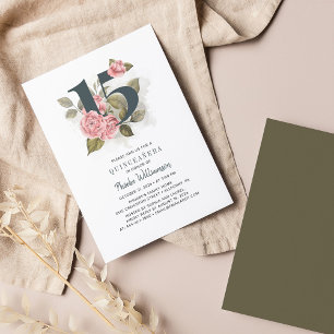 15 de Orçamento Aniversário Quinceanera Convite